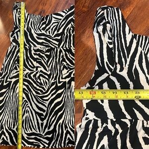 Chic Zebra Pattern Dress